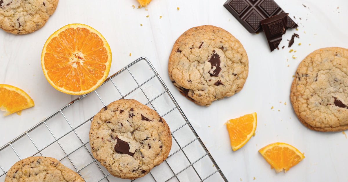 Dark Chocolate Orange Cookies