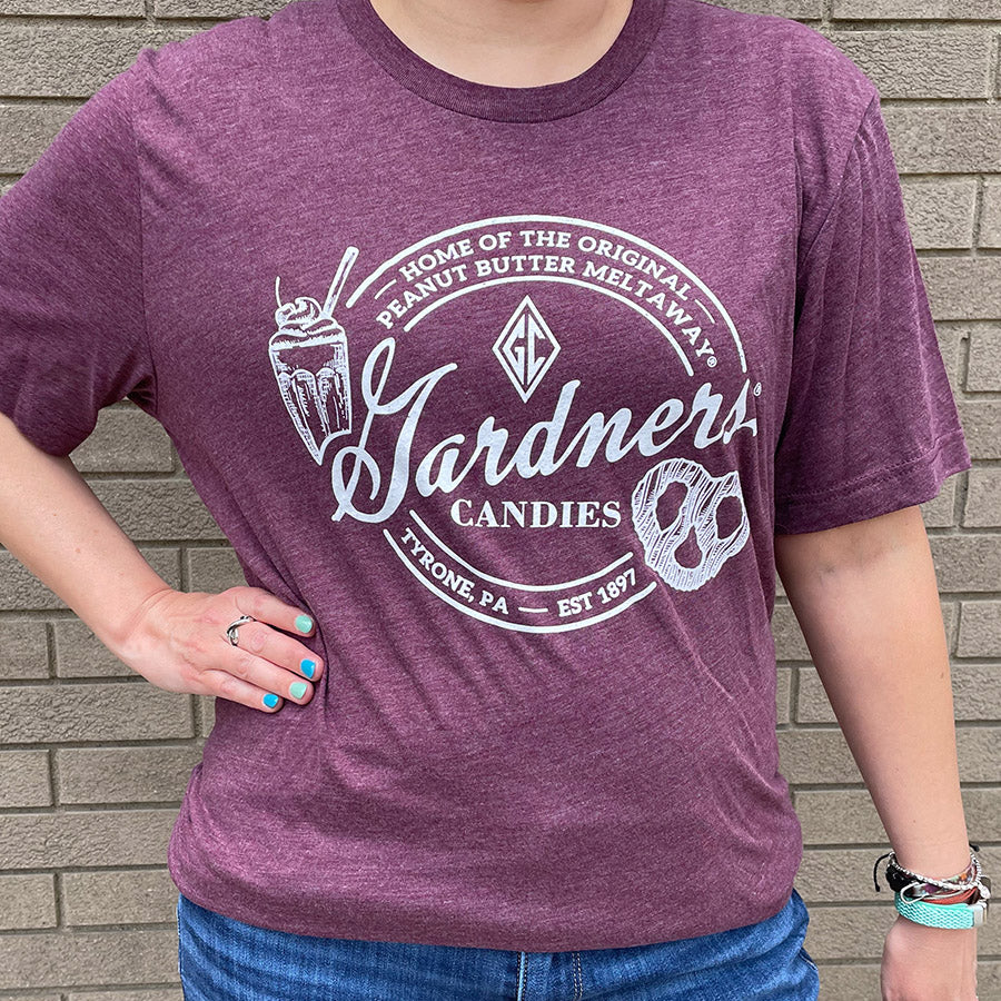 Vintage Gardners T-shirt - Maroon