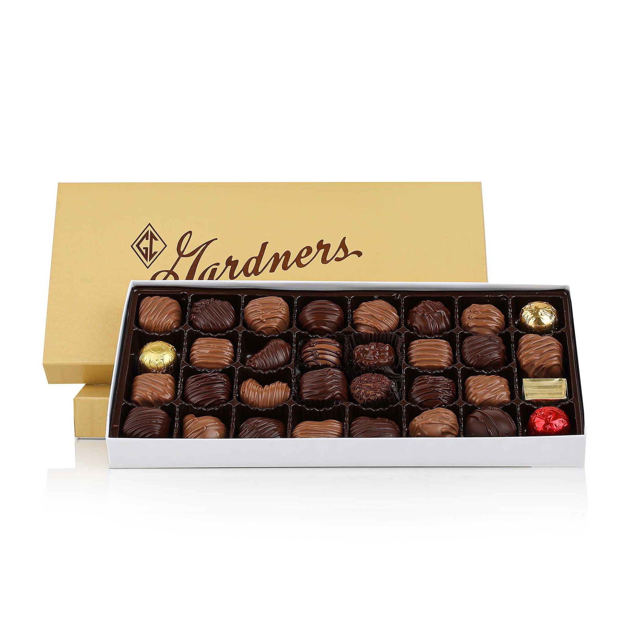 Milk & Dark Deluxe Assortment 32 pcs. | 16 oz.
