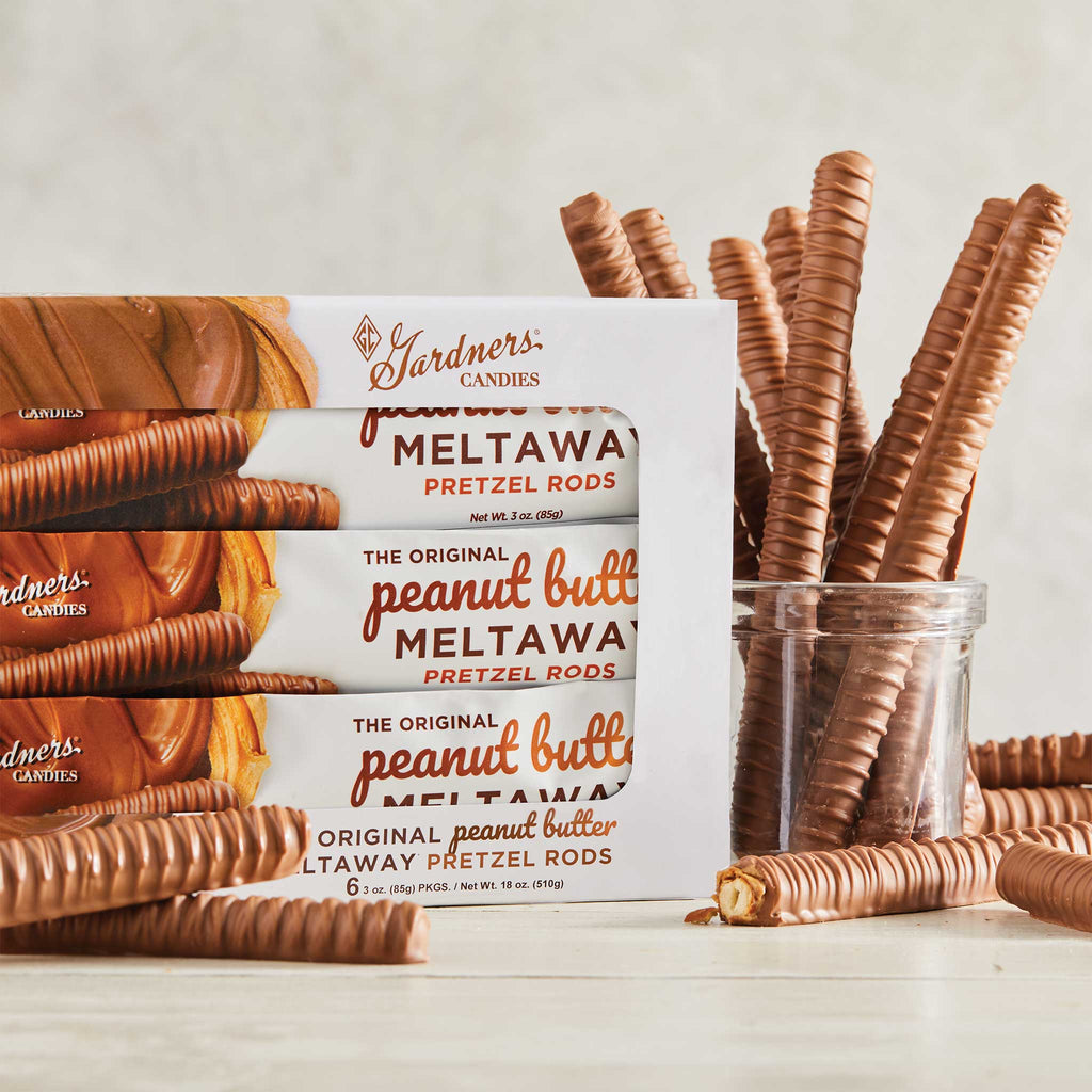 Original Peanut Butter Meltaway® Pretzel Rod Gift Box 18 oz.