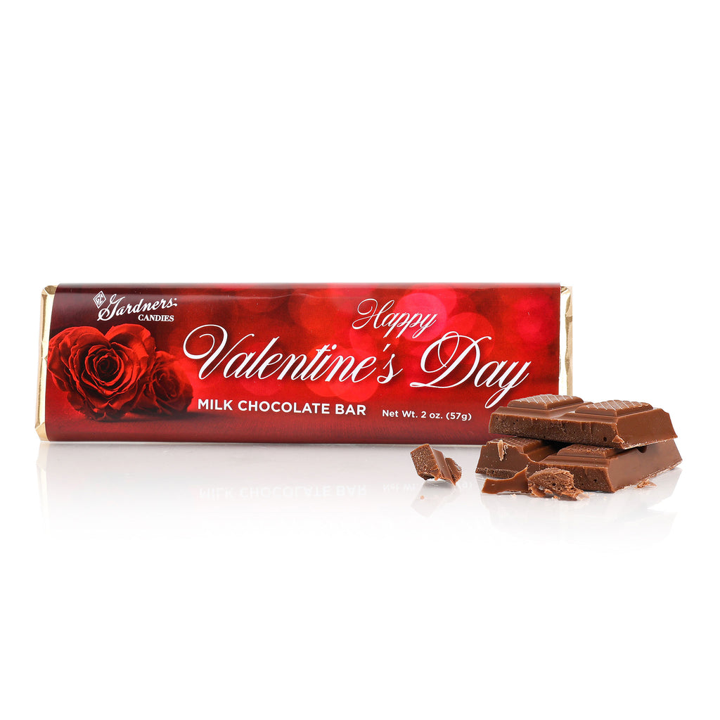 Valentine’s Day Bar Milk Chocolate 2 oz.