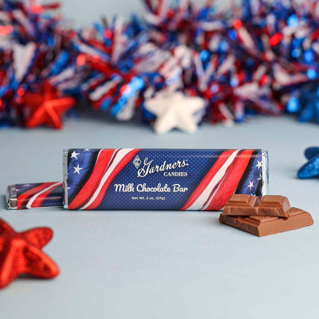 Red White & Blue Bar Milk Chocolate 2 oz.