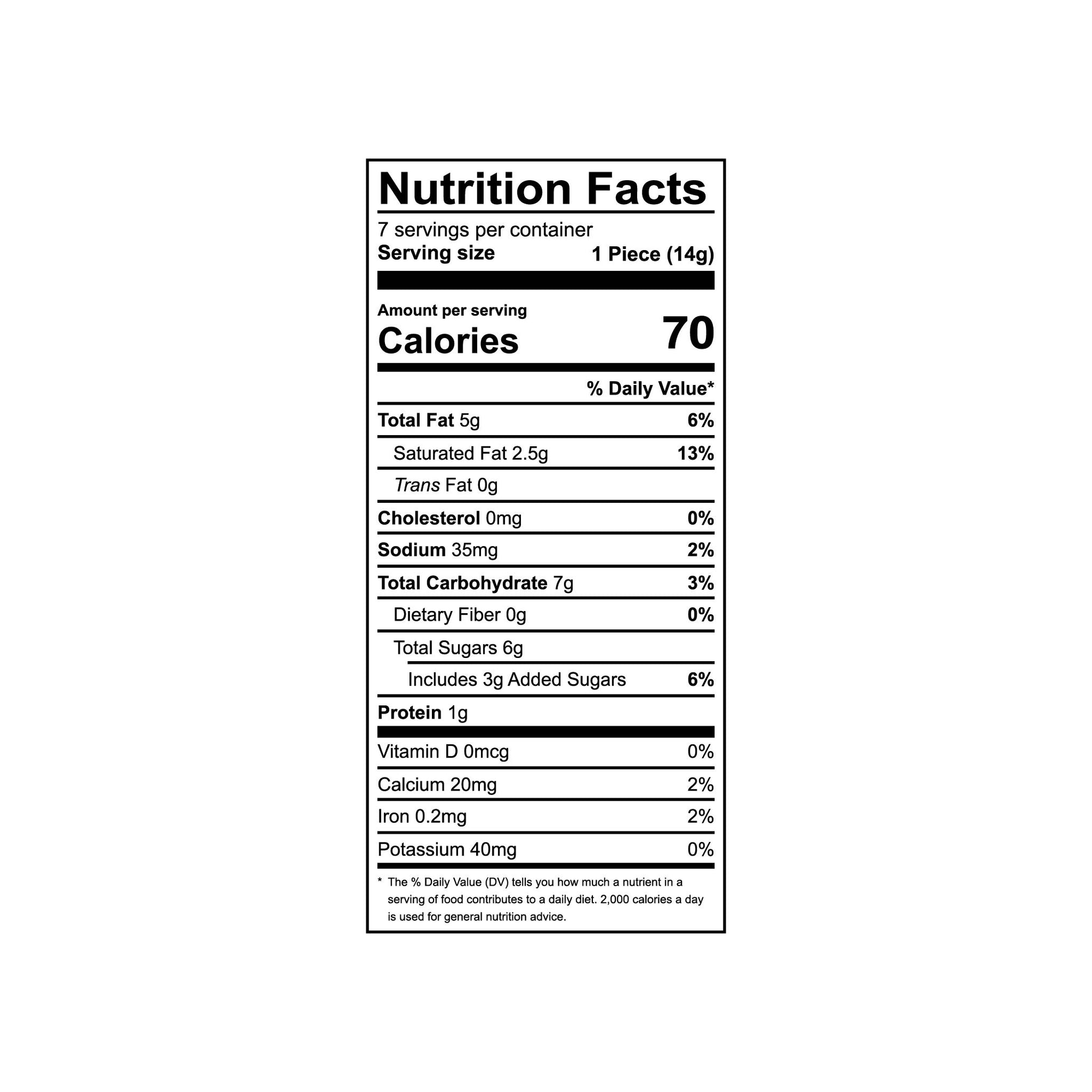 Crispy Original Peanut Butter Meltaway® Pouch Bag 7 pcs. | 3.5 oz.