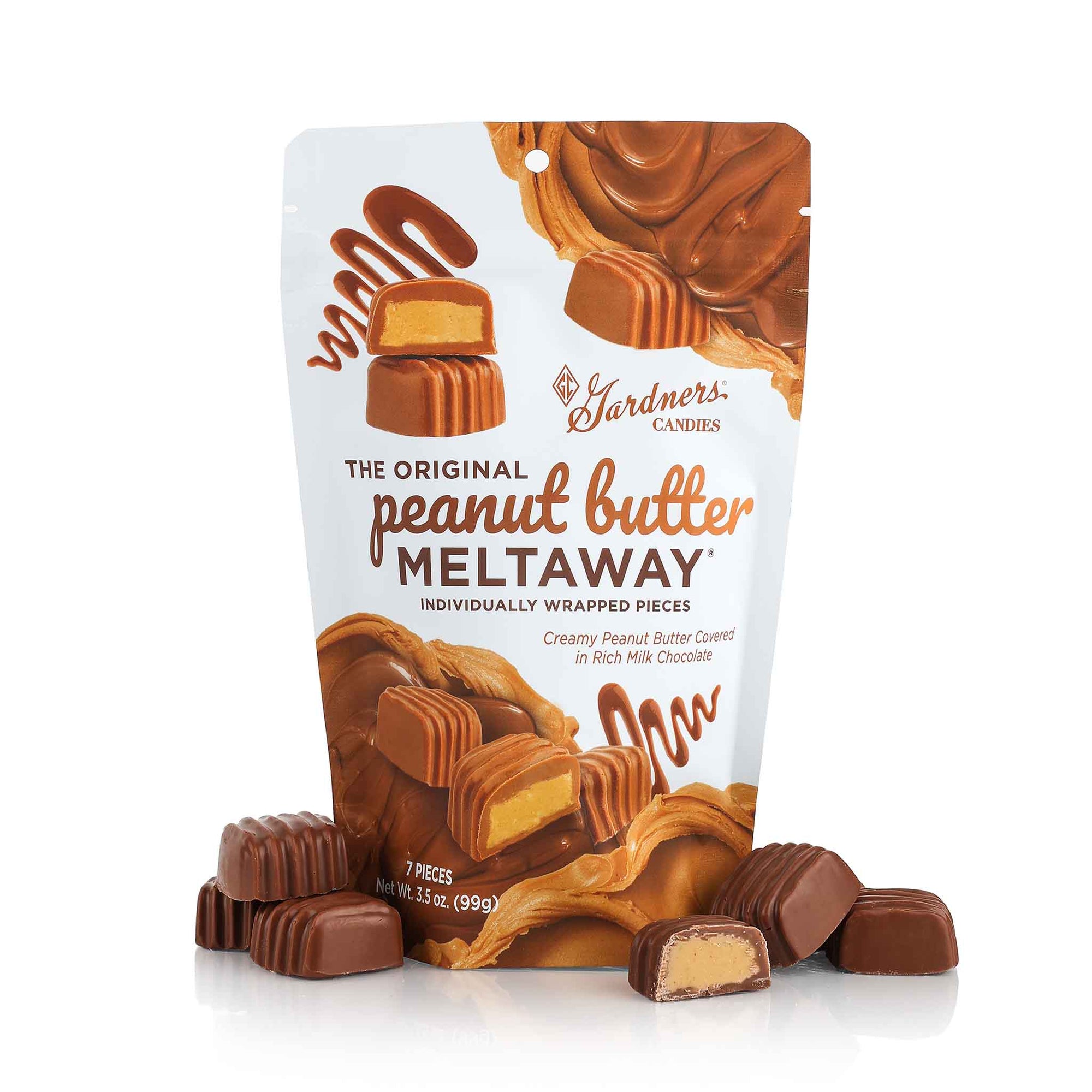 Original Peanut Butter Meltaway® Pouch Bag 7 pcs. | 3.5 oz.