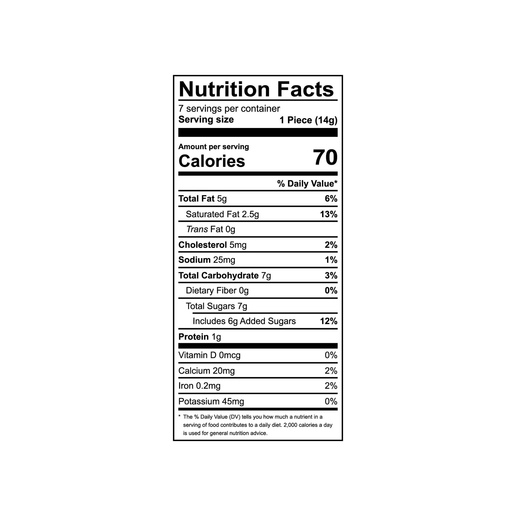 Original Peanut Butter Meltaway® Pouch Bag 7 pcs. | 3.5 oz.