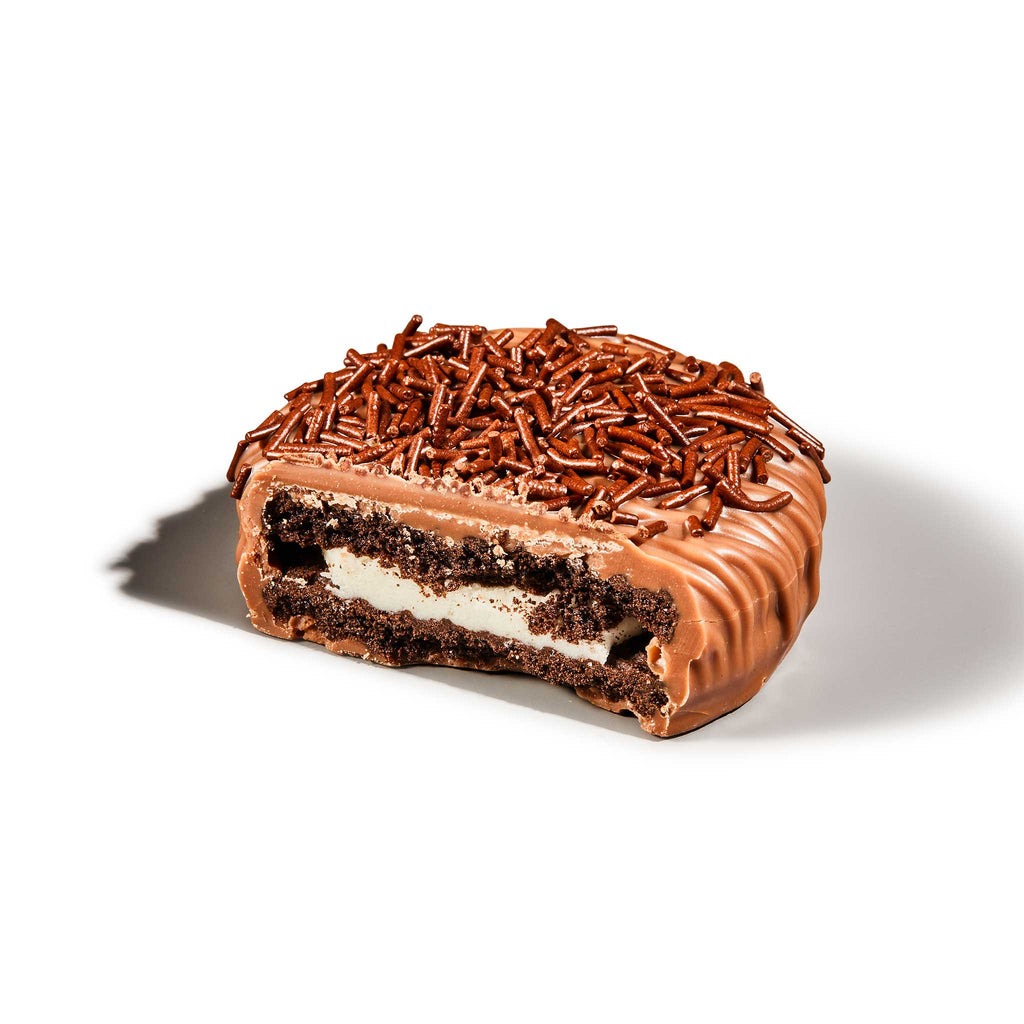 Chocolate Covered Sandwich Cookies 4 pcs. | 4.25 oz.