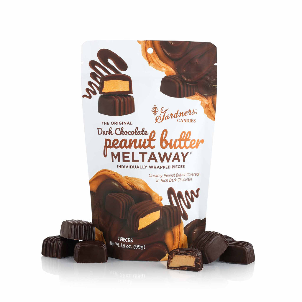 Dark Original Peanut Butter Meltaway® Pouch Bag 7 pcs. | 3.5 oz.