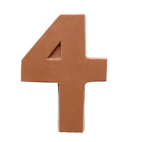 Chocolate Numbers 4 2-2.5 oz.