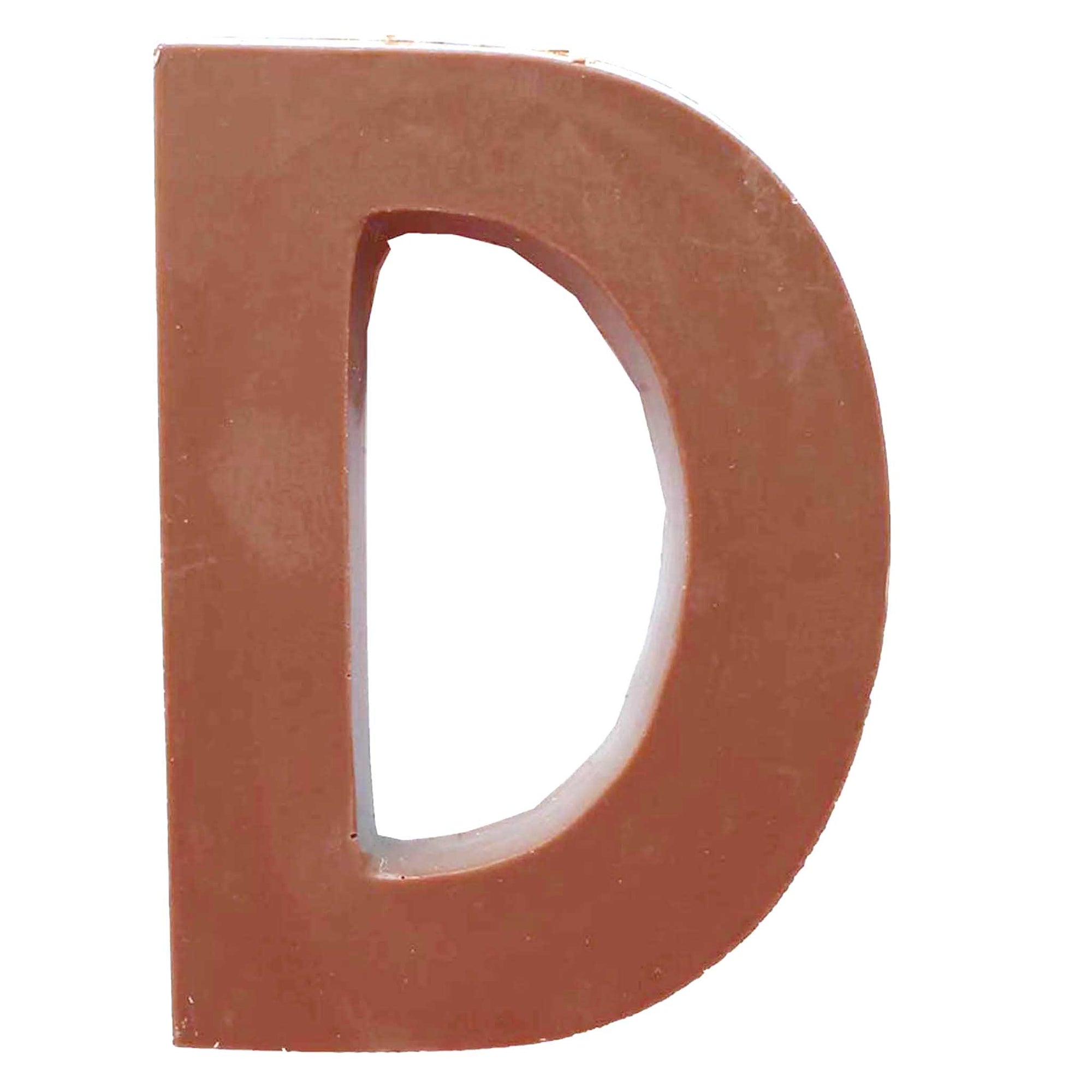 Chocolate Letters D 2-2.5 oz.