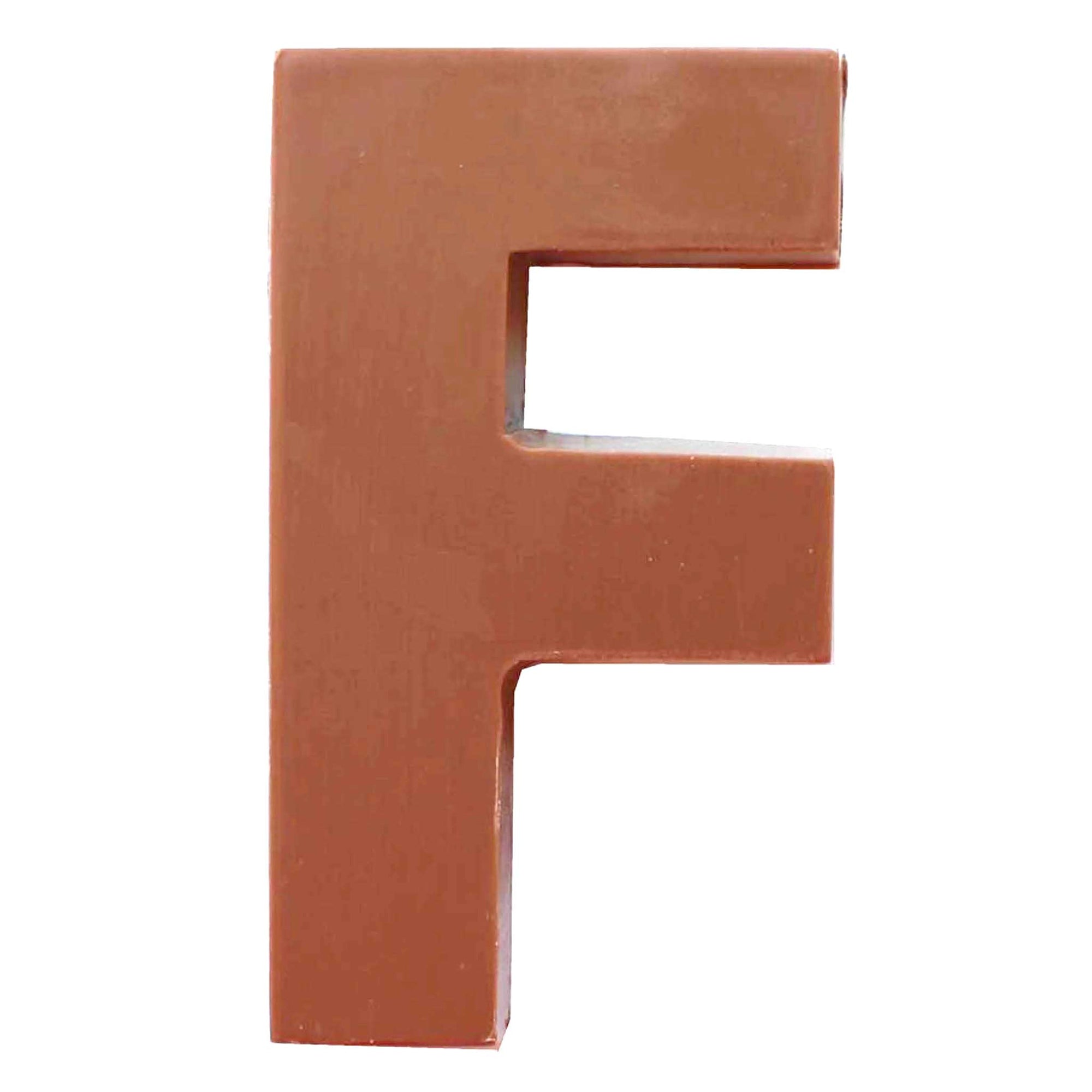 Chocolate Letters F 2-2.5 oz.
