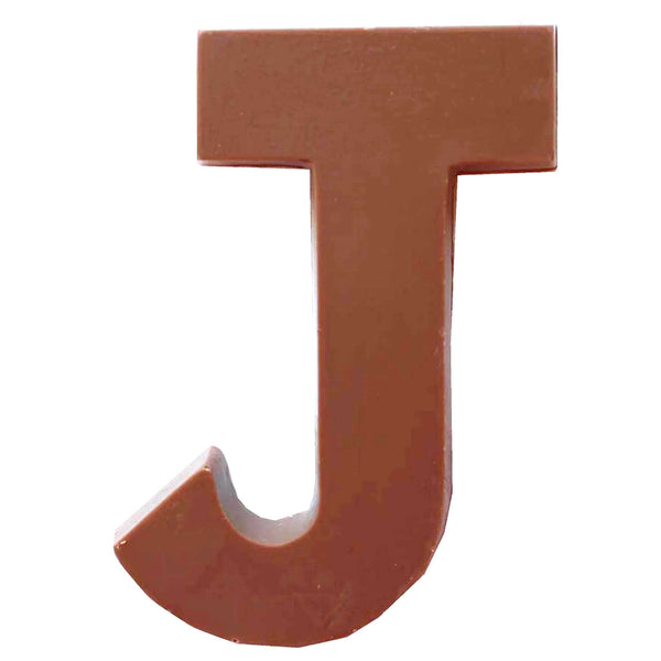 Chocolate Letters J 2-2.5 oz.
