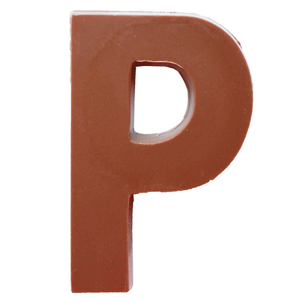 Chocolate Letters P 2-2.5 oz.