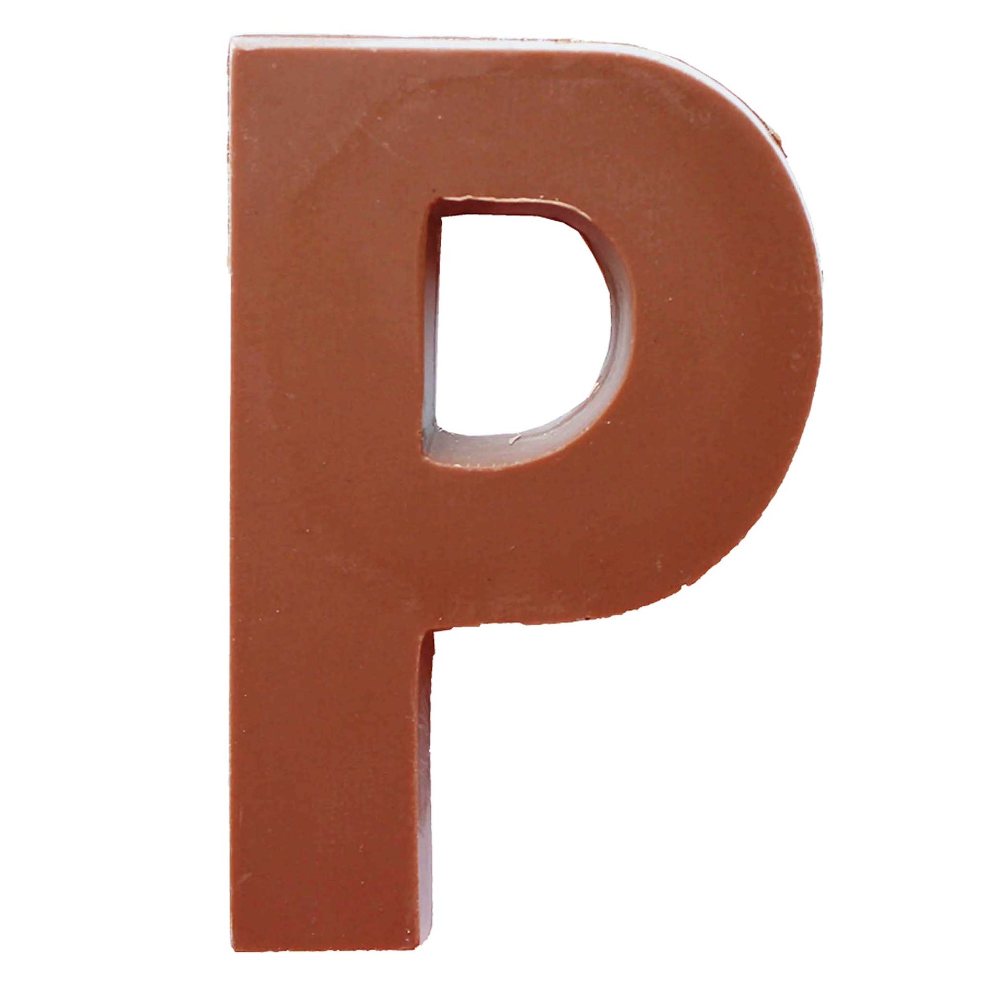 Chocolate Letters P 2-2.5 oz.