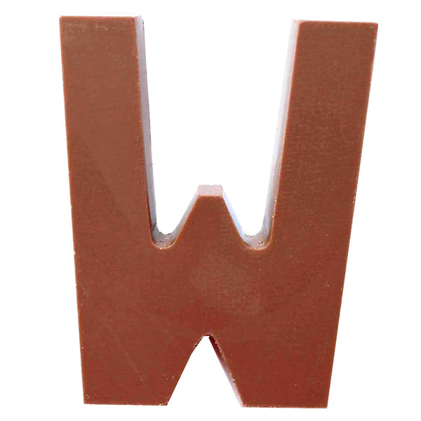 Chocolate Letters W 2-2.5 oz.