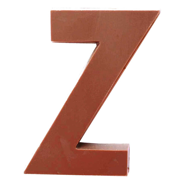 Chocolate Letters Z 2-2.5 oz.