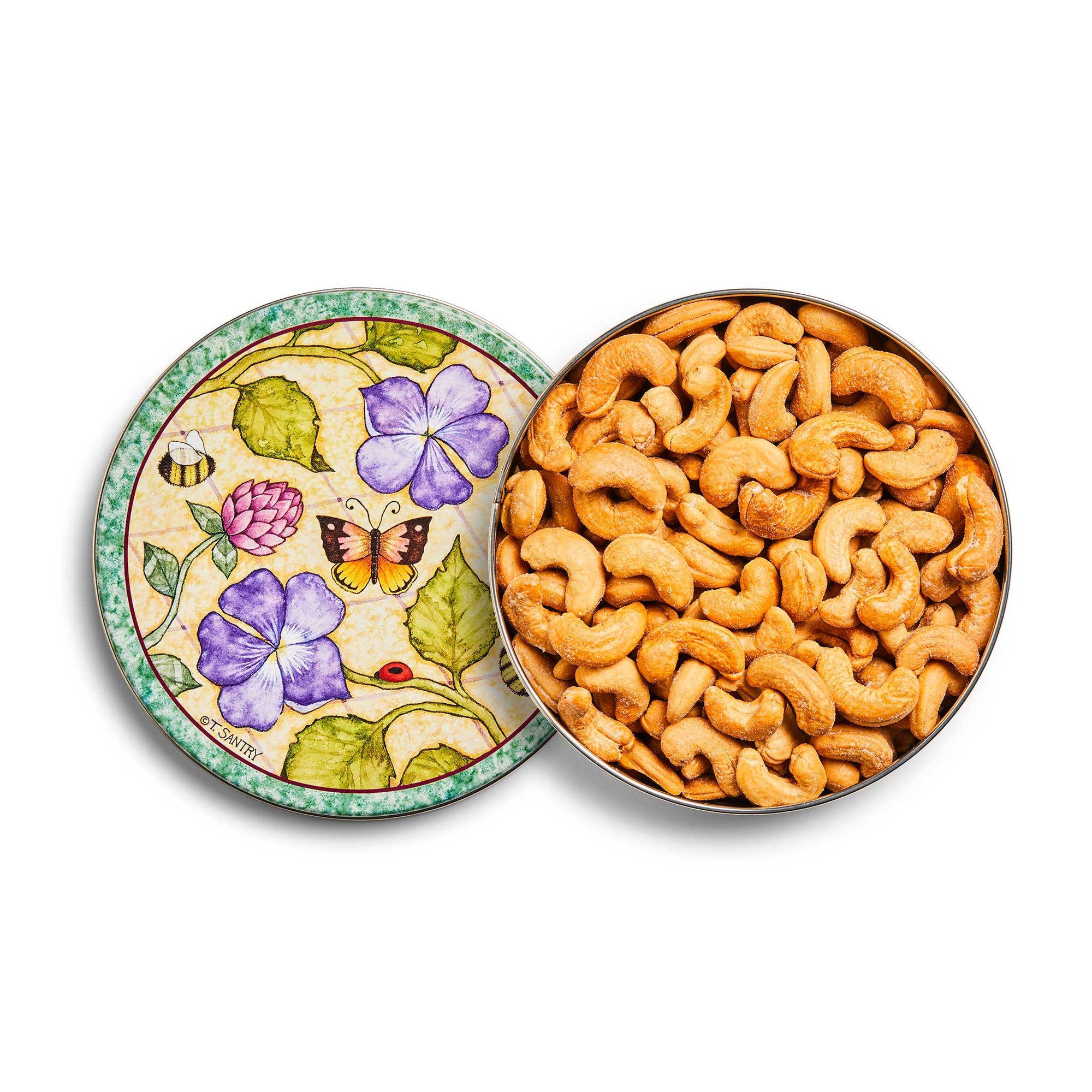 Roasted Whole Cashews Tin 16 oz.