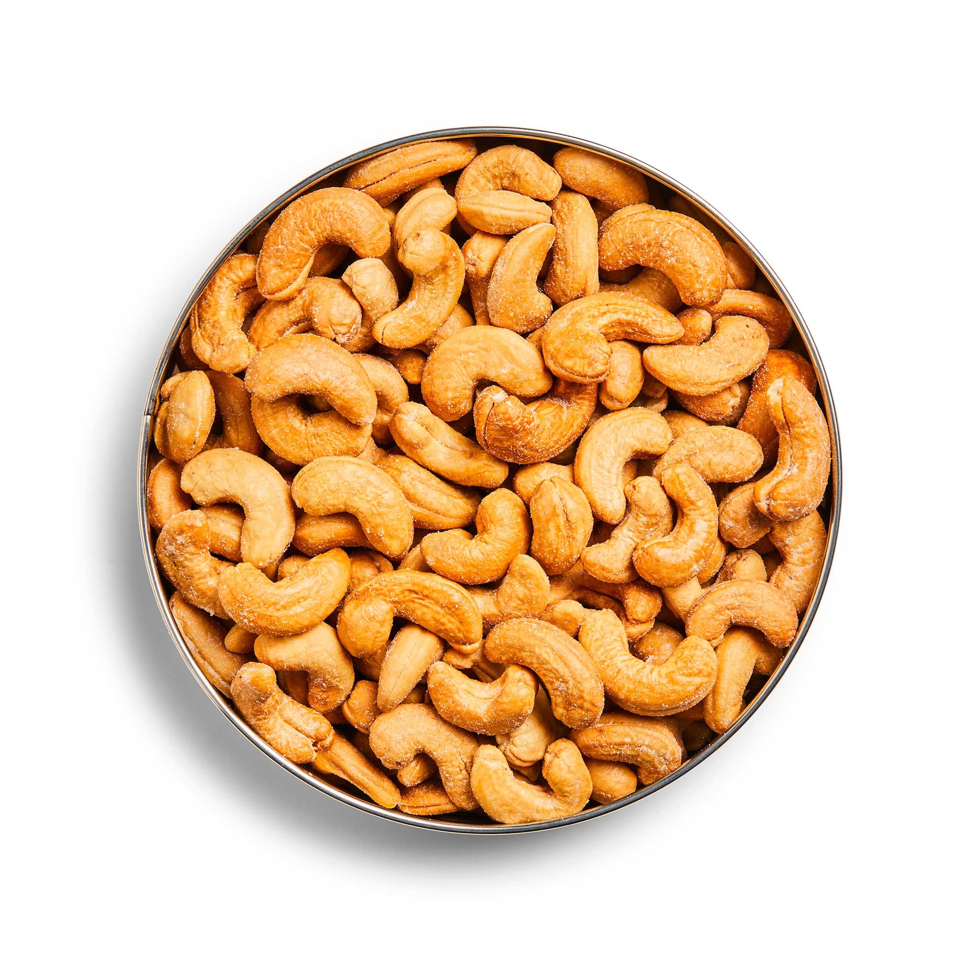 Roasted Whole Cashews Tin 16 oz.