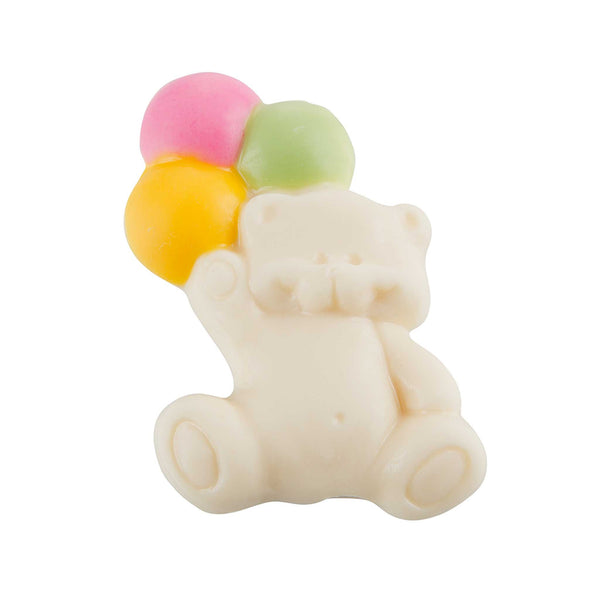 Bear with Balloons White with Pink 1 oz.