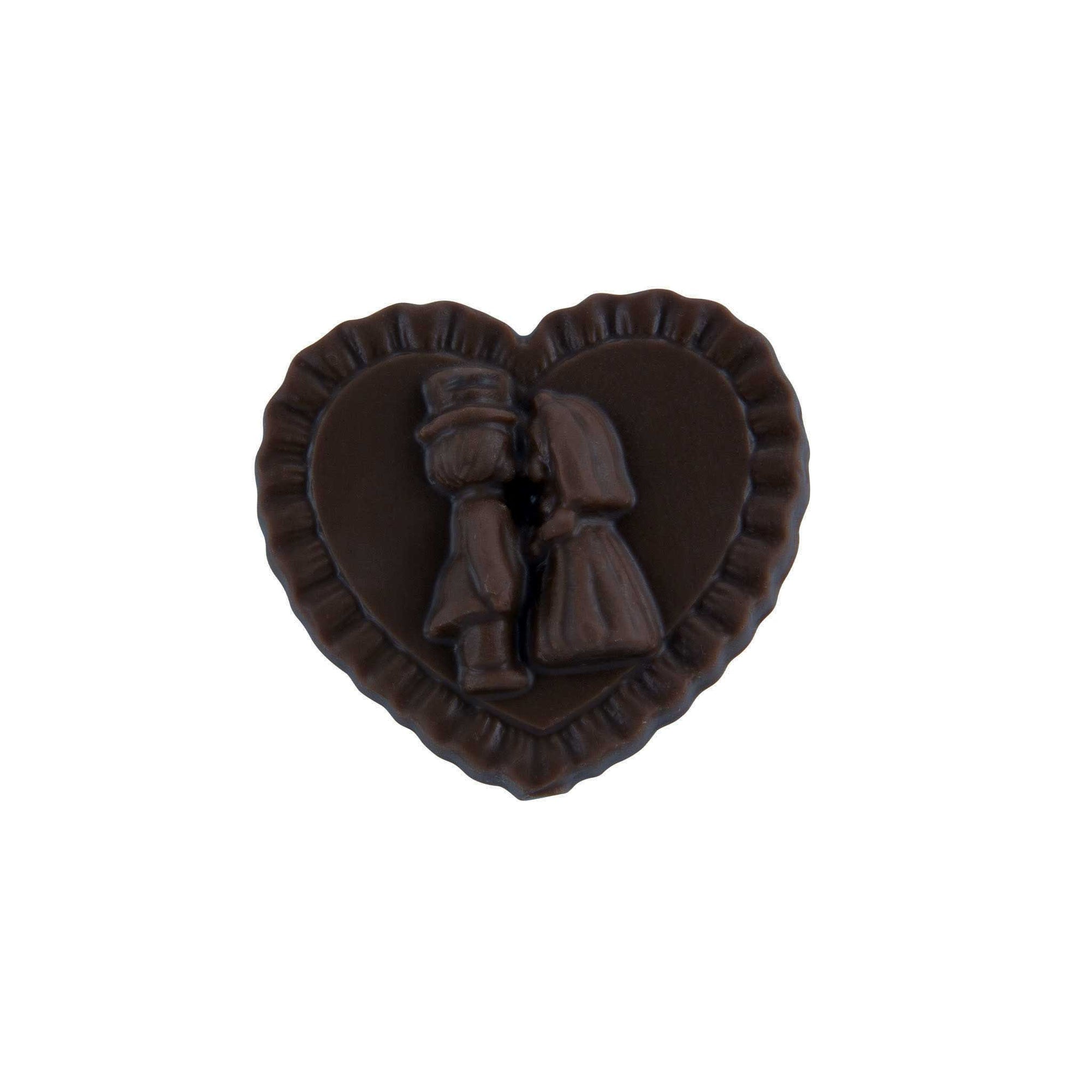 Bride & Groom Heart Dark 1 oz.