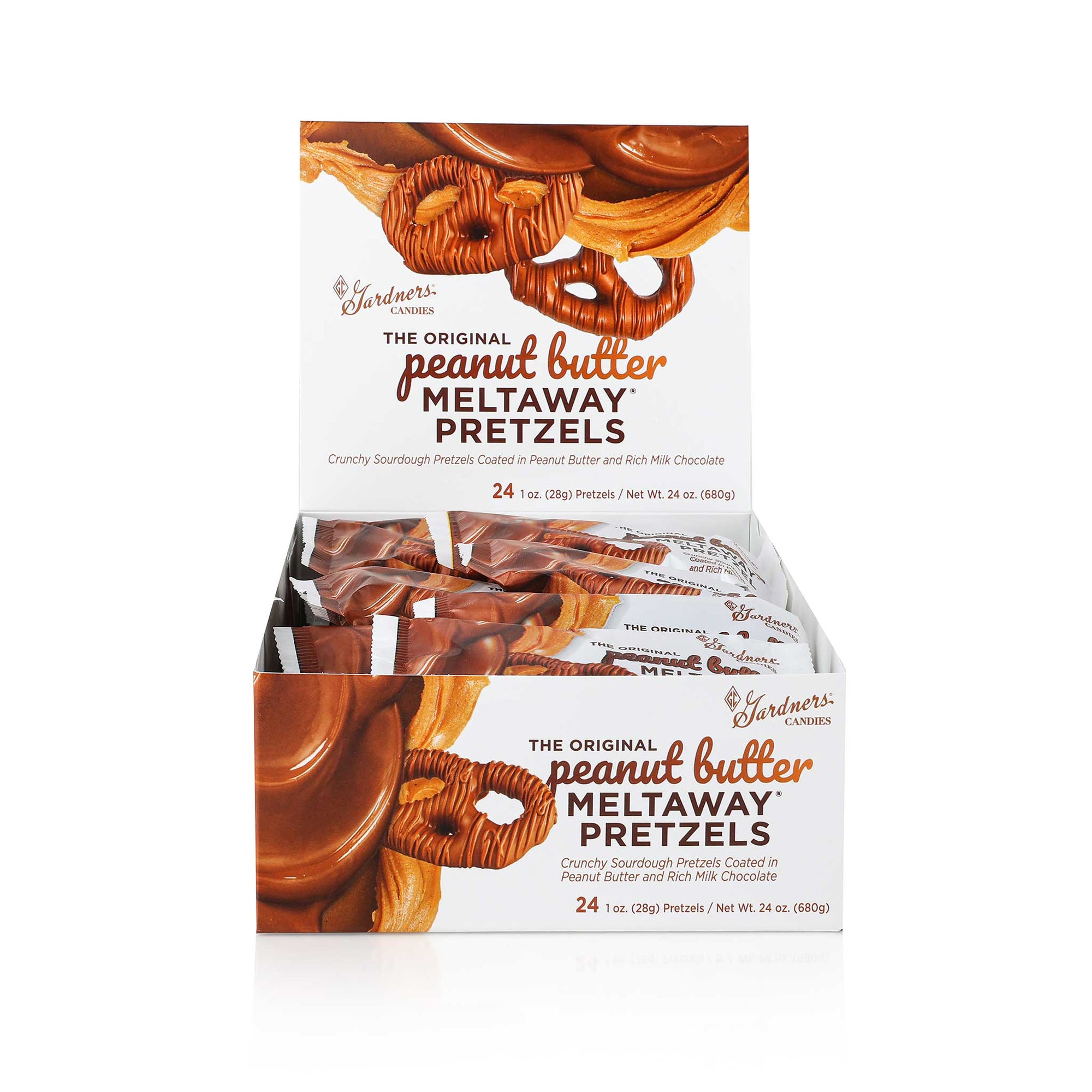 Original Peanut Butter Meltaway® Pretzel (Individual) Box 24 ct. 1 oz.