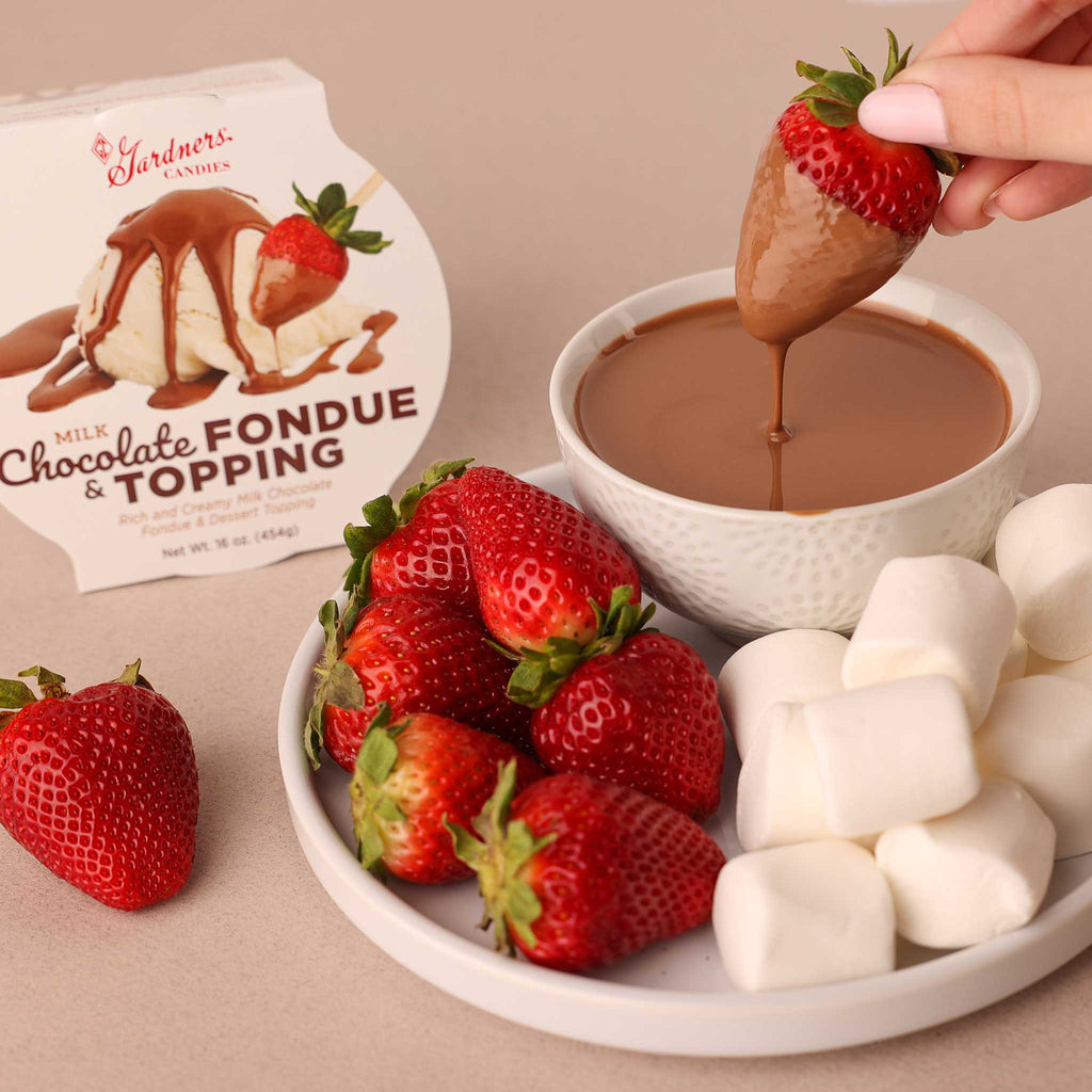 Milk Chocolate Fondue & Topping 16 oz. 16 oz.