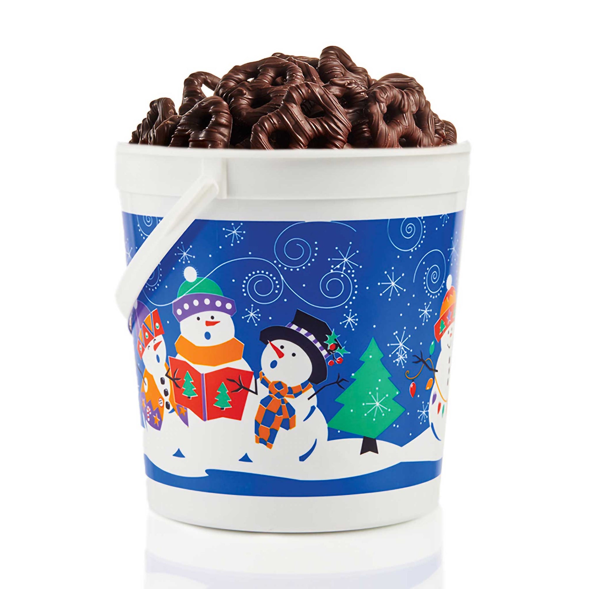 Christmas Mini Pretzel Pail Dark 28 oz.
