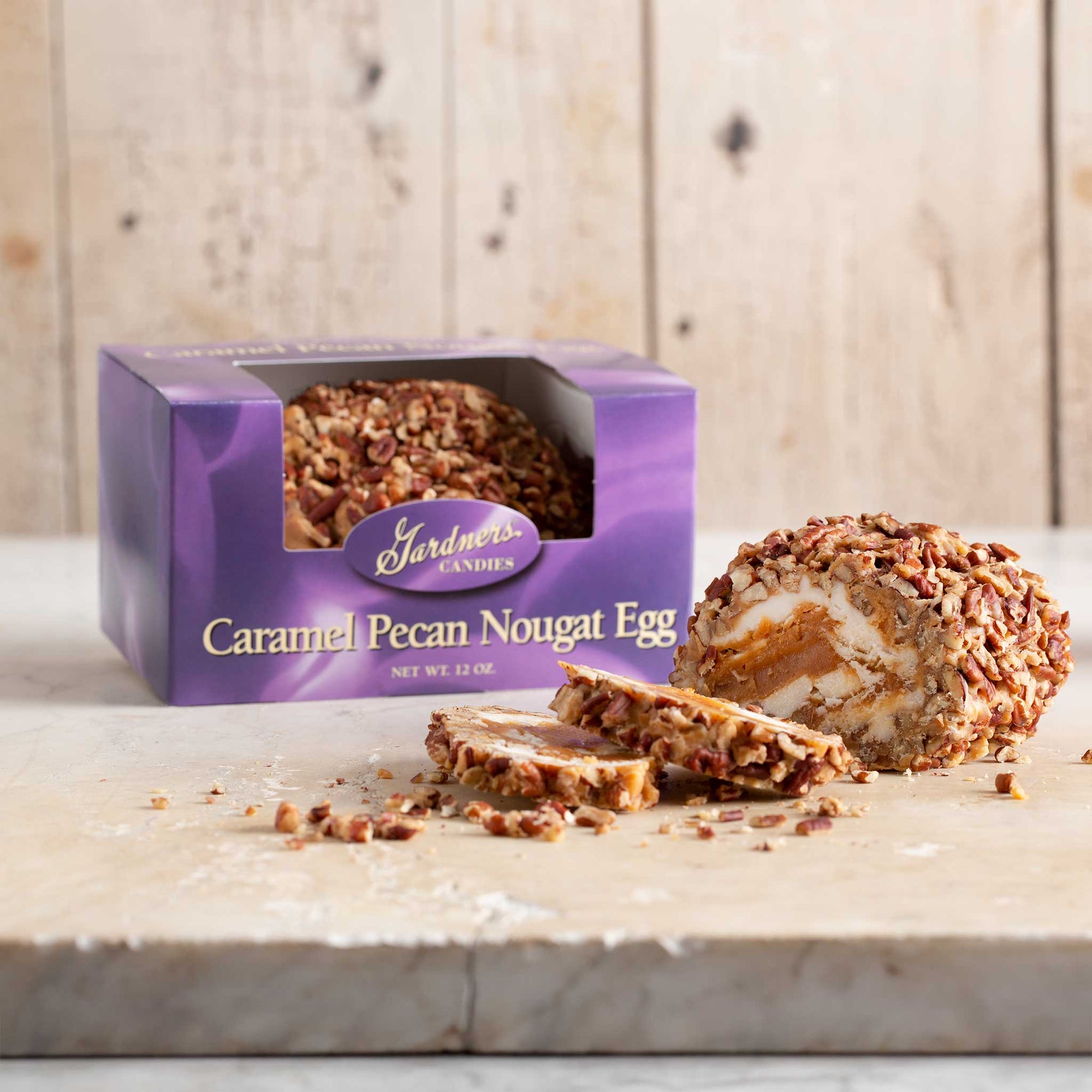 Caramel Pecan Nougat Egg 12 oz.