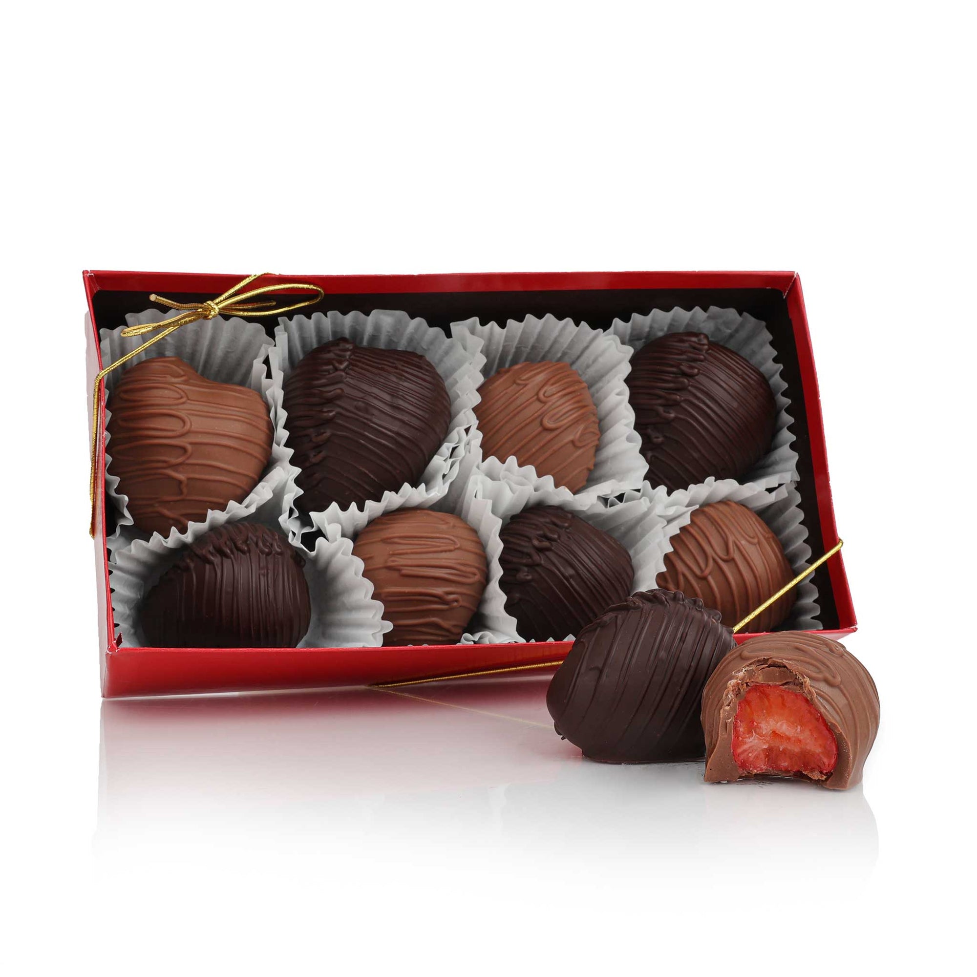 Chocolate Covered Strawberries Milk and Dark 16 oz.