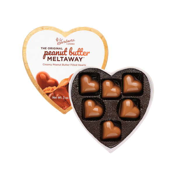 Original Peanut Butter Meltaway® Heart 6 pcs. | 3 oz.