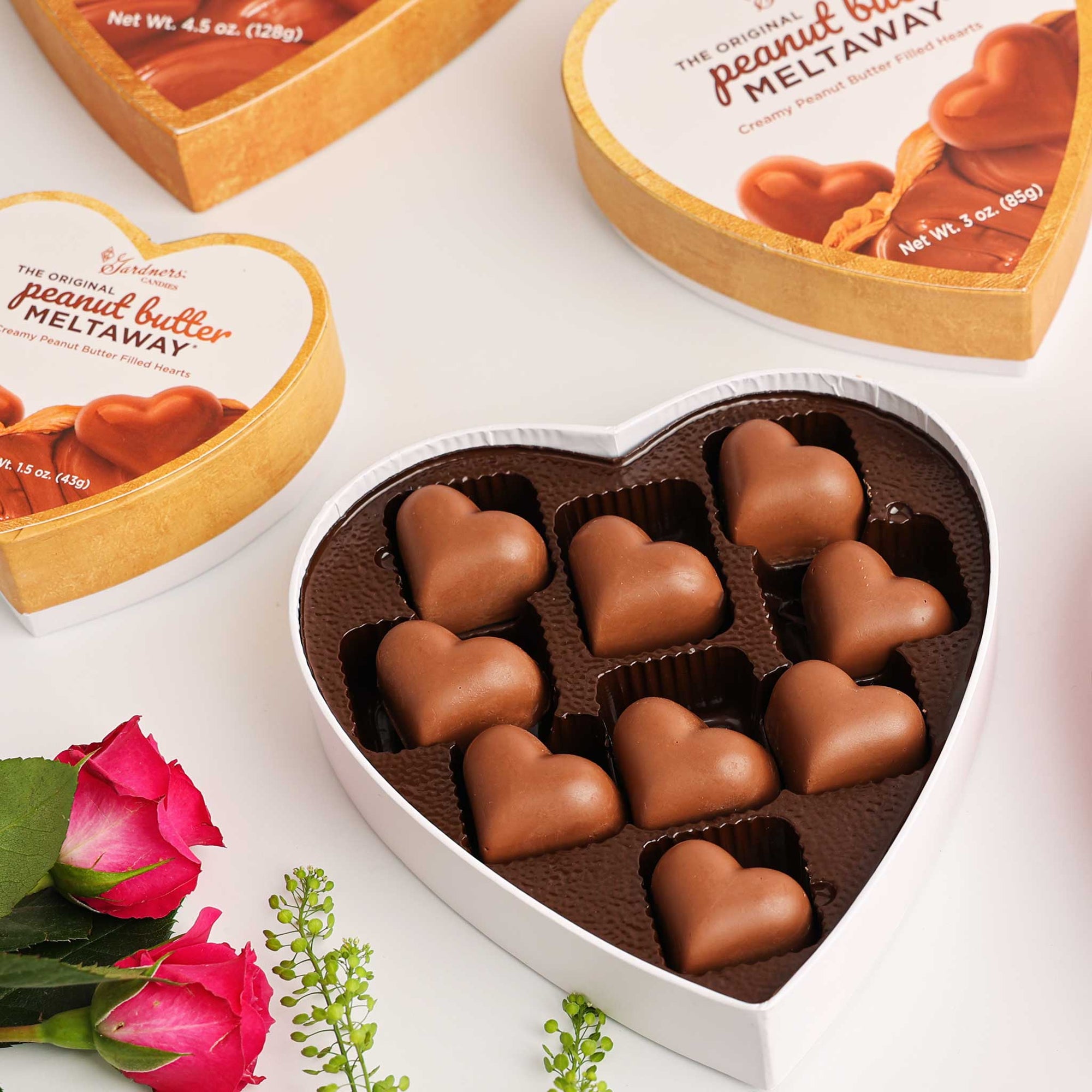 Original Peanut Butter Meltaway® Heart 9 pcs. | 4.5 oz.