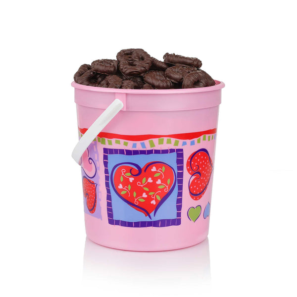 Valentine's Mini Pretzel Pail Dark 28 oz.