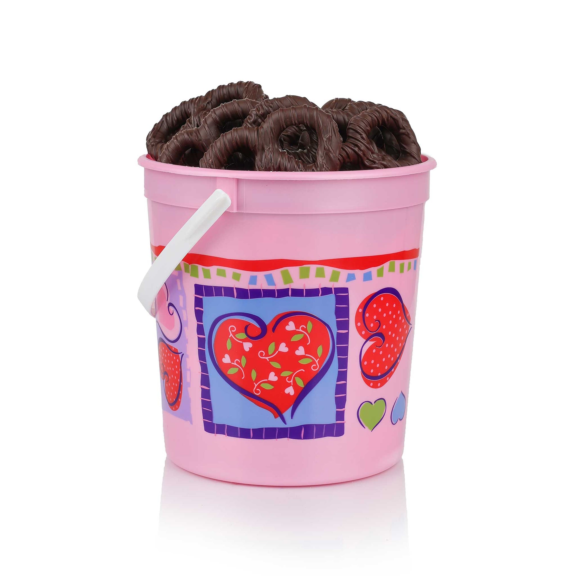Valentine's Pretzel Pail Dark 16 oz.